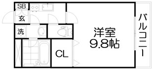 フリーディオ門真Ⅲの物件間取画像